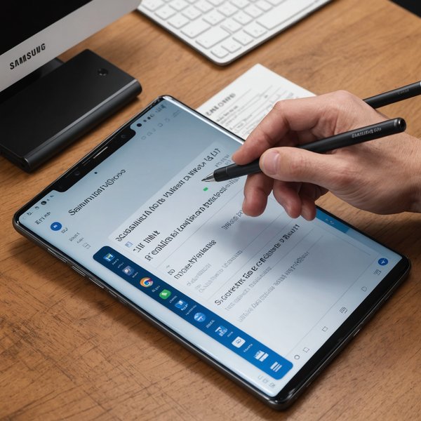 Comment utiliser un Samsung Galaxy Note 20 Ultra pour scanner des documents en haute résolution?